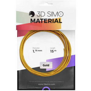 Vlákno pre 3D Tlačiarne 3D Simo - Zlatá (1.75mm) gallery main image