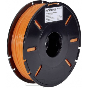 Vlákno pre 3D Tlačiarne RENKFORCE PLA - oranžová, žltá (1.75mm) gallery main image