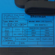 Sherman Zvárací Invertor MMA 200 Speedy + Kufor + Káble + Kefa  náhled