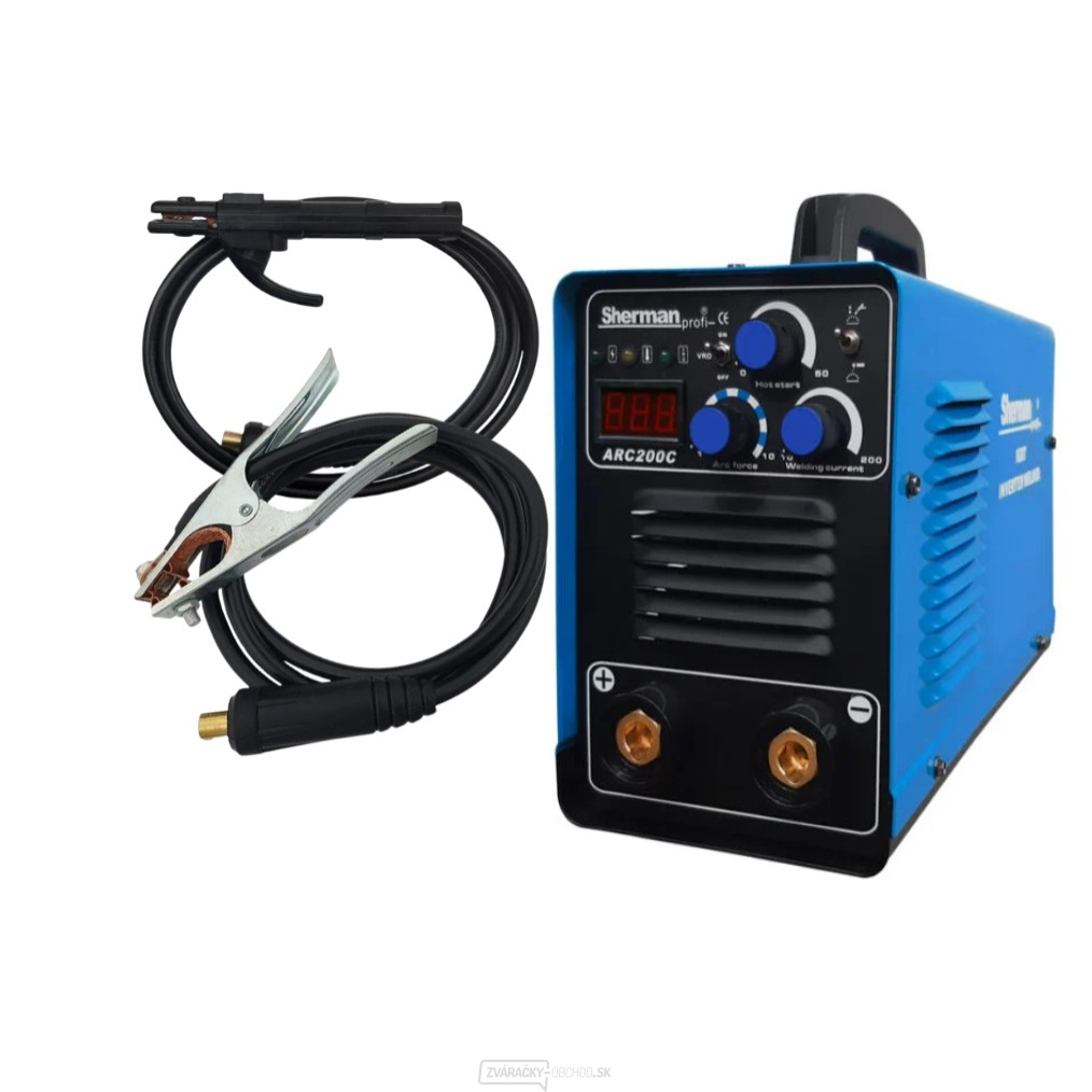 Sherman Zvárací invertor ARC 200C + káble 3/25