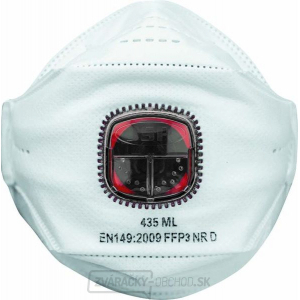 Respirátor JSP s výdychovým ventilčekom (trieda FFP3) gallery main image