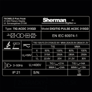 Sherman Zvárací Invertor DIGITIG 315GD AC/DC pulse + horák + káble Náhľad