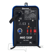 Sherman Poloautomatická zváračka MIG 130F (iba pre trubičkové drôty) + horák + káble + štít + kladivo s kefkou náhled