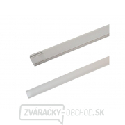 Hliníkový profil AS1 pre LED pásiky, k prisadené, s plexi, 1m Hliníkový profil AS1 pre LED pásiky, k prisadené, s plexi, 1m gallery main image