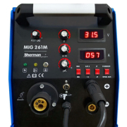 Sherman Invertorová Zváračka MIG 261M/4R + Horák + Káble + Štít + Kladivo s kefkou Sherman Invertorová Zváračka MIG 261M/4R + Horák + Káble + Štít + Kladivo s kefkou náhled