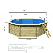 bazén KARIBU 4,7 x 4,7 m A2 (45634) Náhľad