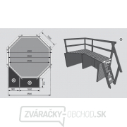 bazén KARIBU 4,0 x 4,0 m C1 (45628) Náhľad