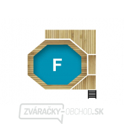 bazén KARIBU 4,0 x 4,0 m F1 (83429) náhled