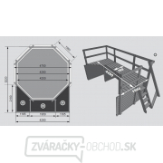 bazén KARIBU 4,7 x 4,7 m D2 (45637) Náhľad