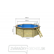 bazén KARIBU 4,0 x 4,0 m A1 PREMIUM KOMFORT (92113) Náhľad