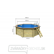 bazén KARIBU 4,0 x 4,0 m A1 PREMIUM KOMFORT (92113) Náhľad