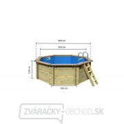bazén KARIBU 4,0 x 4,0 m A1 PREMIUM SUPERIOR (92114) Náhľad
