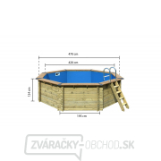 bazén KARIBU 4,7 x 4,7 m A2 PREMIUM (91844) Náhľad