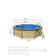 bazén KARIBU 4,7 x 4,7 m A2 PREMIUM KOMFORT (92115) Náhľad