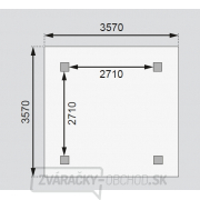 Záhradný altánok KARIBU CORDOBA 61560 set s podlahou a zábradlím náhled
