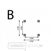 Záhradný altánok KARIBU LILLEHAMMER 1 13429 Náhľad