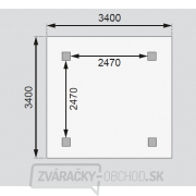 Záhradný altánok KARIBU SEVILLA 28743 Náhľad