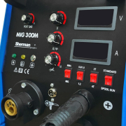 Sherman Invertorová zváračka MIG 300M/4R + Horák + káble + Štít + kladivo s kefou náhled