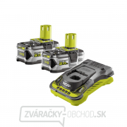 Ryobi RC18150-250 sada 2x 18 V lítium iónová batéria 5 Ah s rýchlonabíjačkou RC18150 ONE + gallery main image