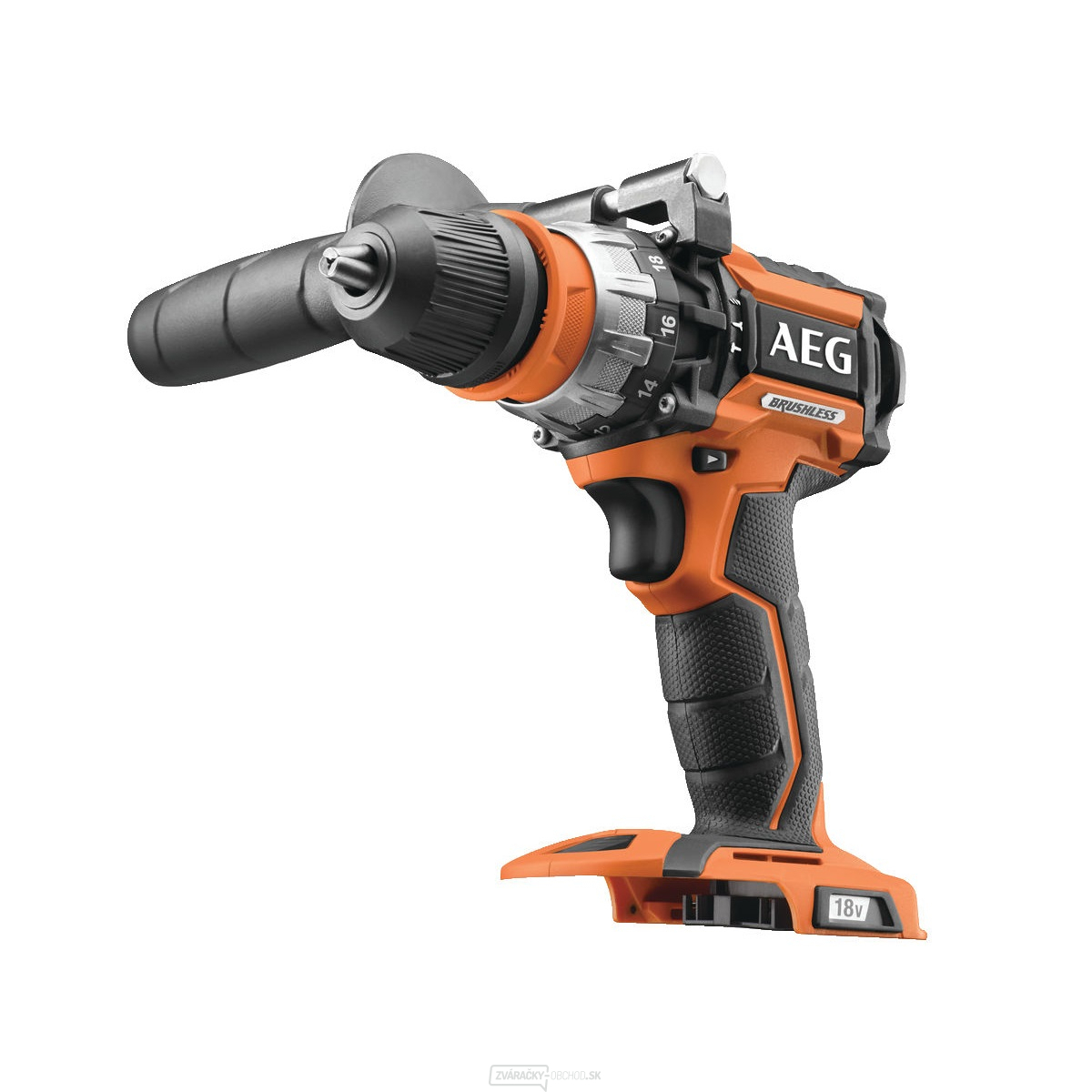Aku kompaktná bezuhlíková príklepová vŕtačka AEG 18V, bez aku aa nabíjačky
