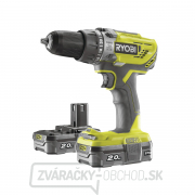 Ryobi R18PD3-220S aku 18 V vŕtačka + 2x batéria 2 Ah + nabíjačka ONE + gallery main image