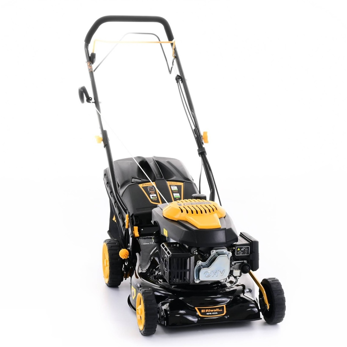 Benzínová kosačka na trávu s pojazdom Riwall PRO RPM 4235 3v1 Náhľad