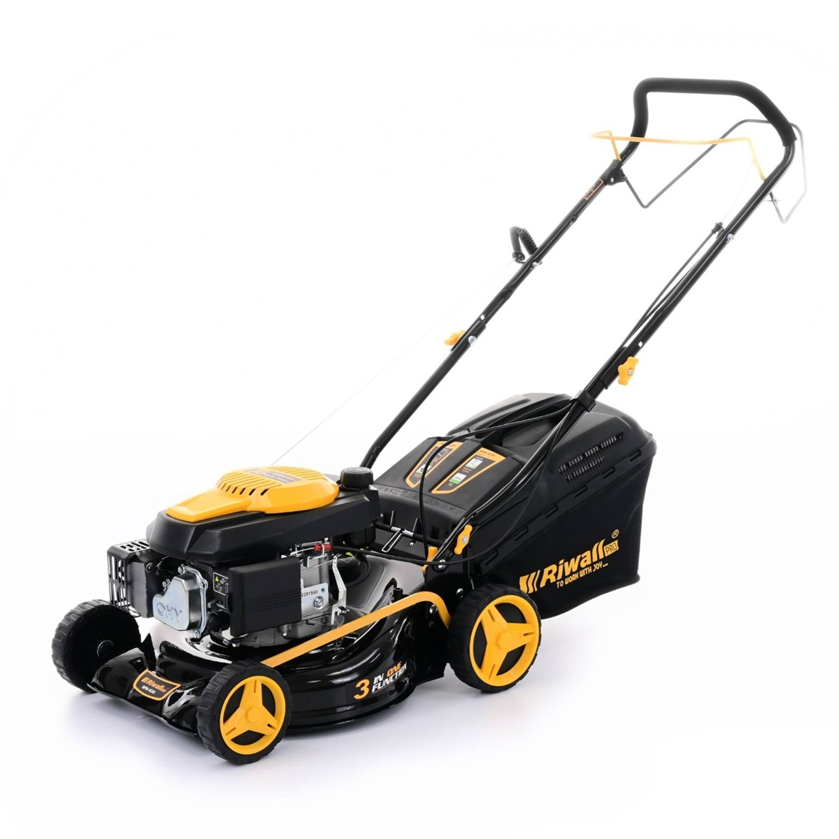 Benzínová kosačka na trávu s pojazdom Riwall PRO RPM 4235 3v1 Náhľad