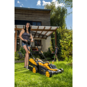 Riwall PRE RALM 3820 set akumulátorová trávna kosačka bez pojazdu + 2x 4Ah batéria + 2x nabíjačka 20 V náhled