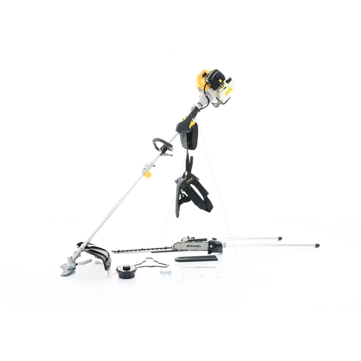 Riwall PRO RPMT 520 multifunkčný krovinorez s benzínovým motorom 4 v 1 Náhľad