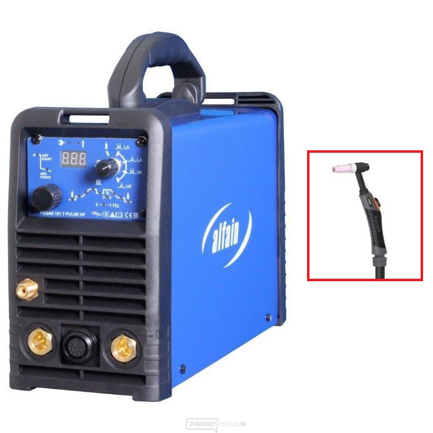 Pegas 161 T Pulse HF + Horák Parker SGT17/4m + plyn. Hadička + zemniaci kábel