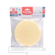 Kotúč leštiaci penový, T80, žltý, ∅200x30mm, suchý zips ∅180mm Náhľad