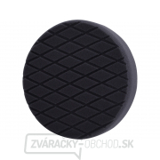 Kotúč leštiaci penový, diamantový vzor, T10, čierny, ∅180x35mm, zapustený suchý zips ∅150mm Náhľad