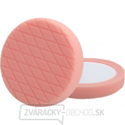 Kotúč leštiaci penový, diamantový vzor, T40, oranžový, ∅180x35mm, zapustený suchý zips ∅150mm gallery main image