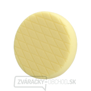 Kotúč leštiaci penový, diamantový vzor, T80, žltý, ∅180x35mm, zapustený suchý zips ∅150mm Náhľad