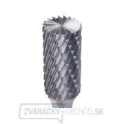 Fréza karbidová, valcová s čelným ozubením, pr.12x25mm/stopka 6mm, sek stredná (double-cut) Náhľad