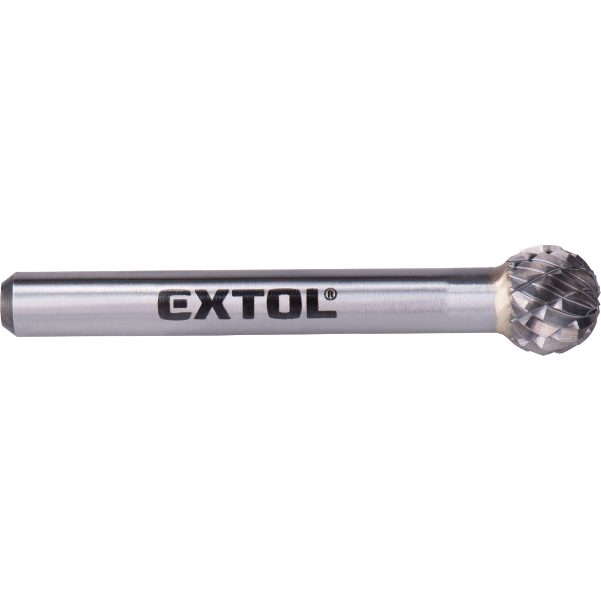 Fréza karbidová, guľová, pr.10mm/stopka 6mm, sek stredná (double-cut)