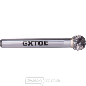 Fréza karbidová, guľová, pr.10mm/stopka 6mm, sek stredná (double-cut) Fréza karbidová, guľová, pr.10mm/stopka 6mm, sek stredná (double-cut) gallery main image