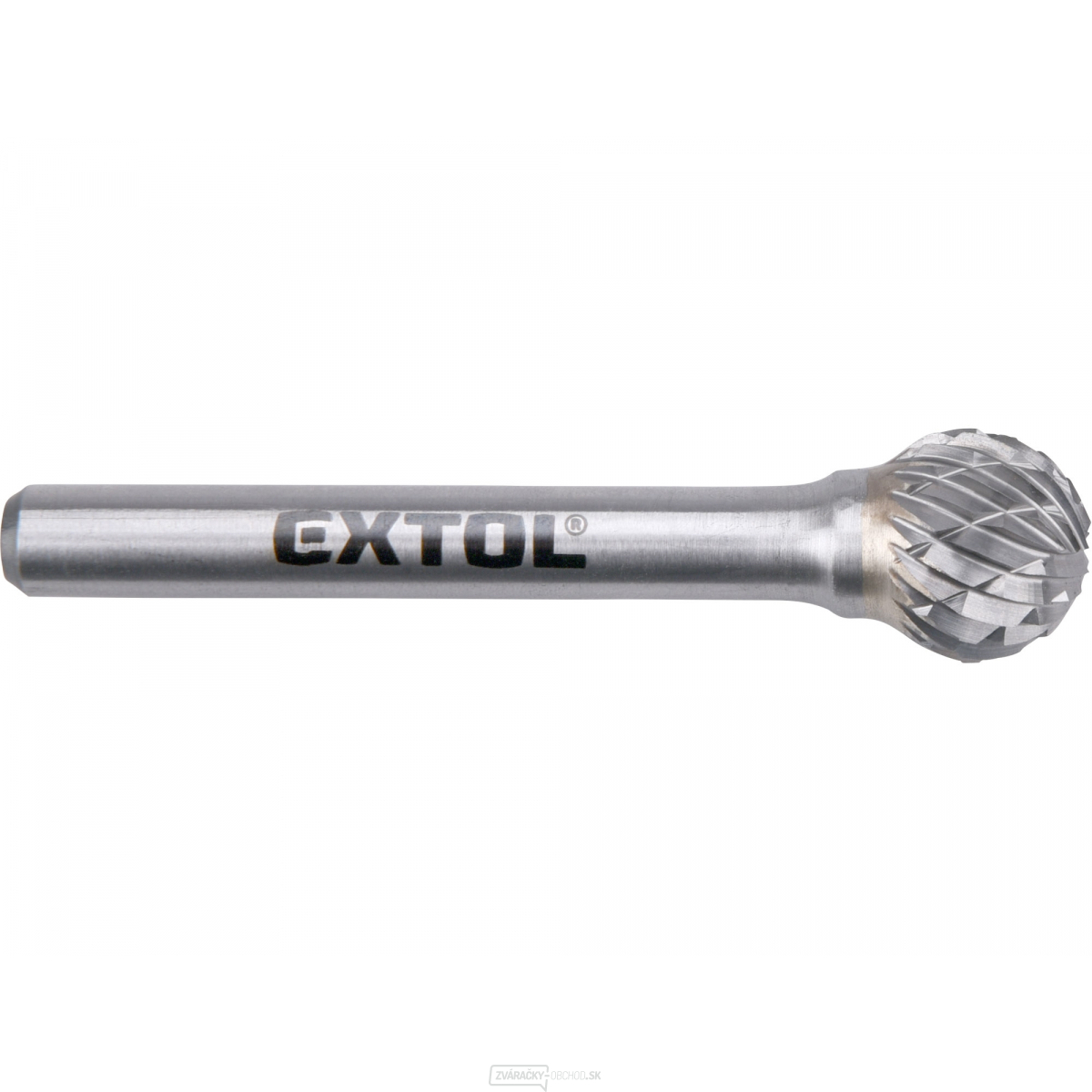 Fréza karbidová, guľová, pr.12mm/stopka 6mm, sek stredná (double-cut) Fréza karbidová, guľová, pr.12mm/stopka 6mm, sek stredná (double-cut) gallery main image