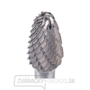 Fréza karbidová, okrúhly oblúk, pr.10x20mm/stopka 6mm, sek stredná (double-cut) Náhľad