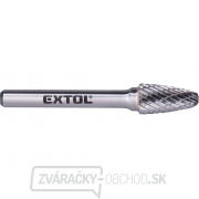 Fréza karbidová, okrúhly oblúk, pr.10x20mm/stopka 6mm, sek stredná (double-cut) Fréza karbidová, okrúhly oblúk, pr.10x20mm/stopka 6mm, sek stredná (double-cut) gallery main image