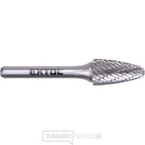 Fréza karbidová, okrúhly oblúk, pr.12x25mm/stopka 6mm, sek stredná (double-cut) Fréza karbidová, okrúhly oblúk, pr.12x25mm/stopka 6mm, sek stredná (double-cut) gallery main image