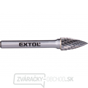 Fréza karbidová, ostrý oblúk, pr.10x20mm/stopka 6mm, sek stredná (double-cut) Fréza karbidová, ostrý oblúk, pr.10x20mm/stopka 6mm, sek stredná (double-cut) gallery main image