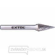 Fréza karbidová, kónická ihlan, pr.10x20mm/stopka 6mm, sek stredná (double-cut) Fréza karbidová, kónická ihlan, pr.10x20mm/stopka 6mm, sek stredná (double-cut) gallery main image