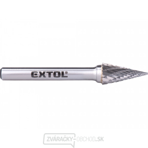 Fréza karbidová, kónická ihlan, pr.10x20mm/stopka 6mm, sek stredná (double-cut) Fréza karbidová, kónická ihlan, pr.10x20mm/stopka 6mm, sek stredná (double-cut) gallery main image