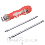 Skrutkovač s T-rukoväťou a dvoma obojstrannými hrotmi, 1/4 Skrutkovač s T-rukoväťou a dvoma obojstrannými hrotmi, 1/4