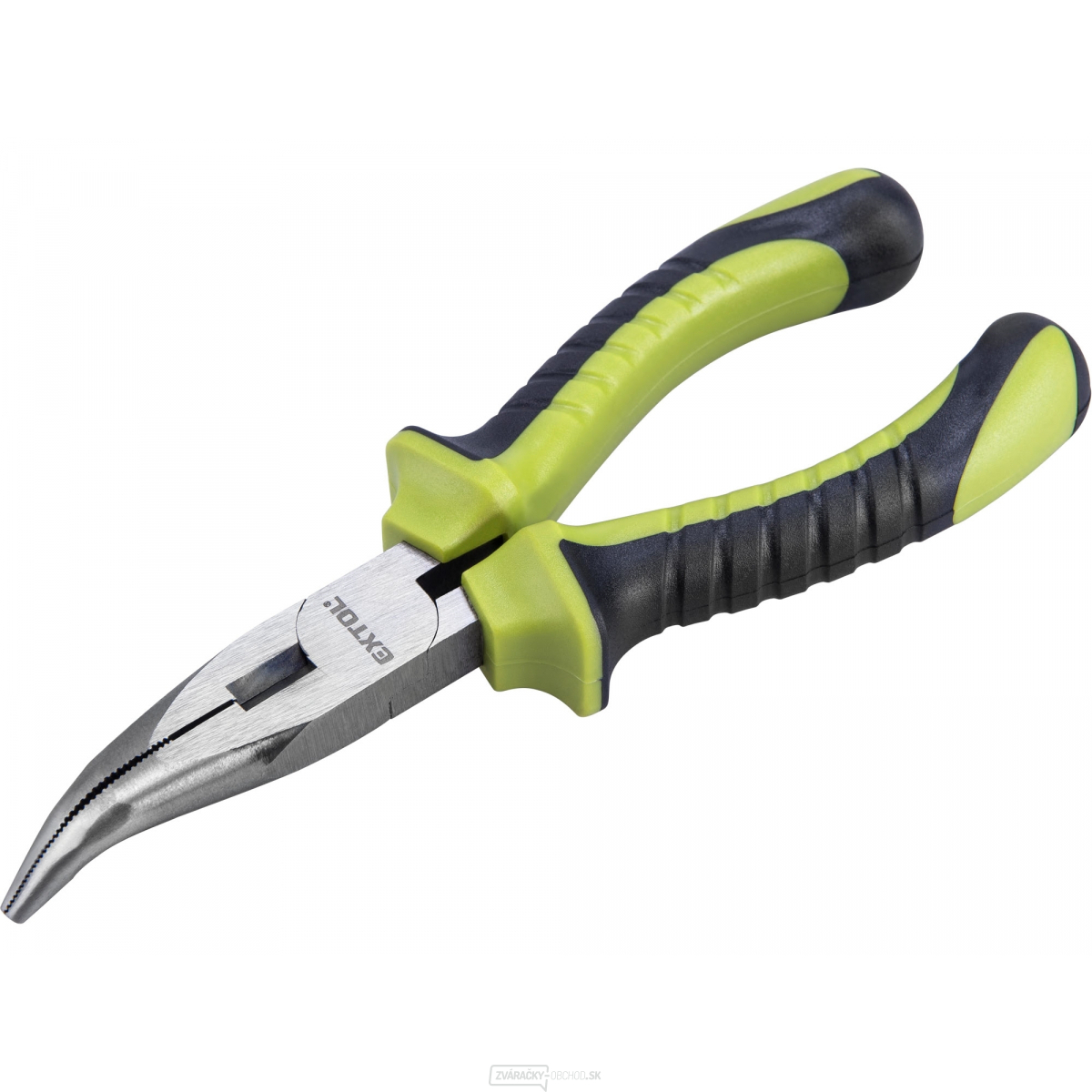 Kliešte polkruhové zahnuté, 160mm