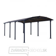 Palram Arcadia 8500 hliníkový (montovaný) prístrešok s oblúkovou strechou náhled