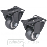 Kolieska pevná s PVC obručou, sada 2ks, priemer 40mm Kolieska pevná s PVC obručou, sada 2ks, priemer 40mm gallery main image