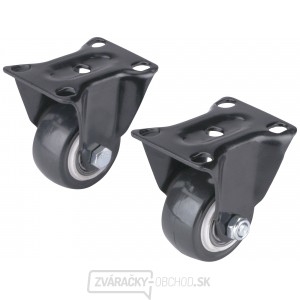 Kolieska pevná s PVC obručou, sada 2ks, priemer 40mm Kolieska pevná s PVC obručou, sada 2ks, priemer 40mm gallery main image