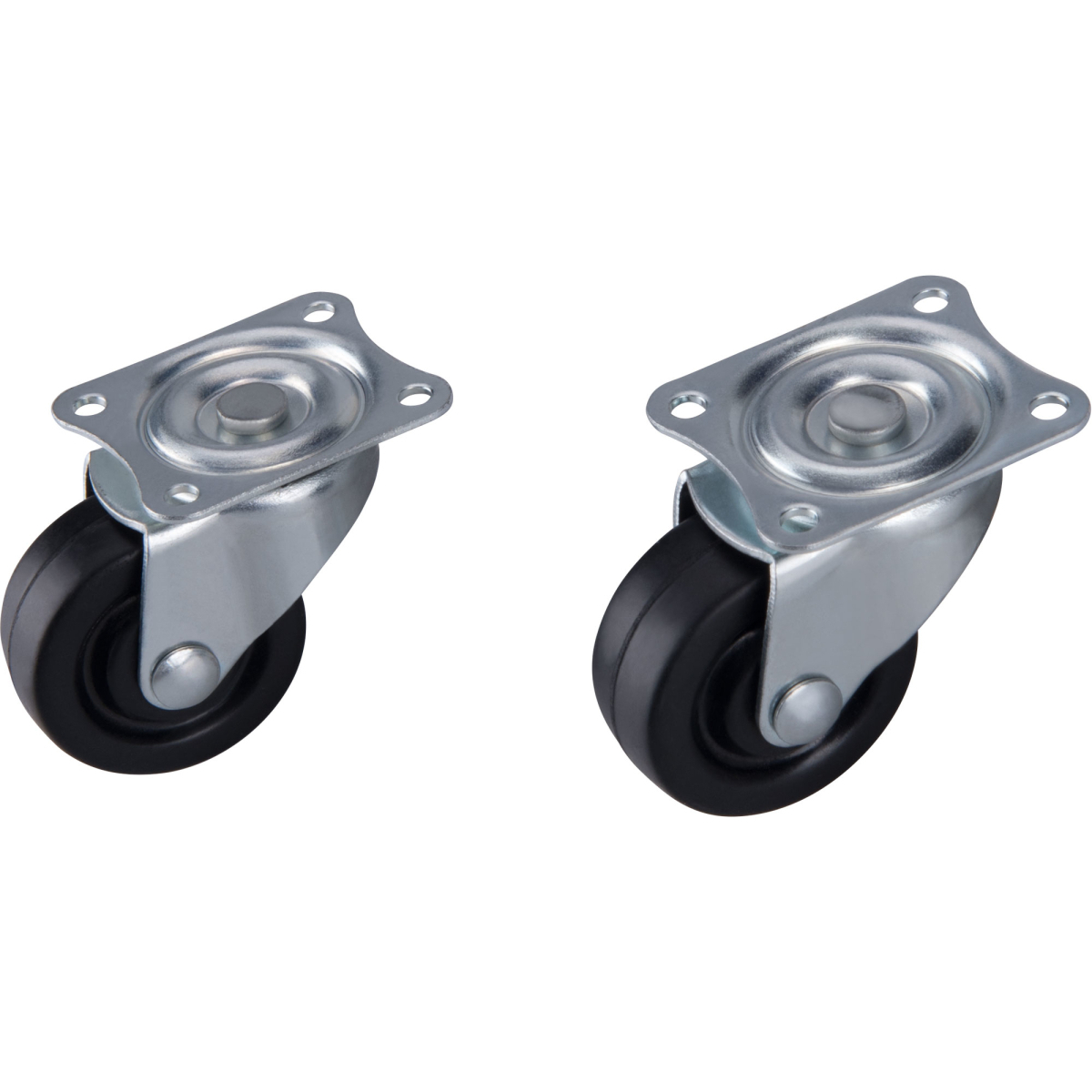 EXTOL CRAFT Kolieska otočné z tvrdej gumy, sada 2ks, priemer 40mm 956011